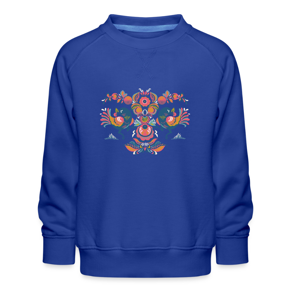 Kinderen premium sweater - koningsblauw