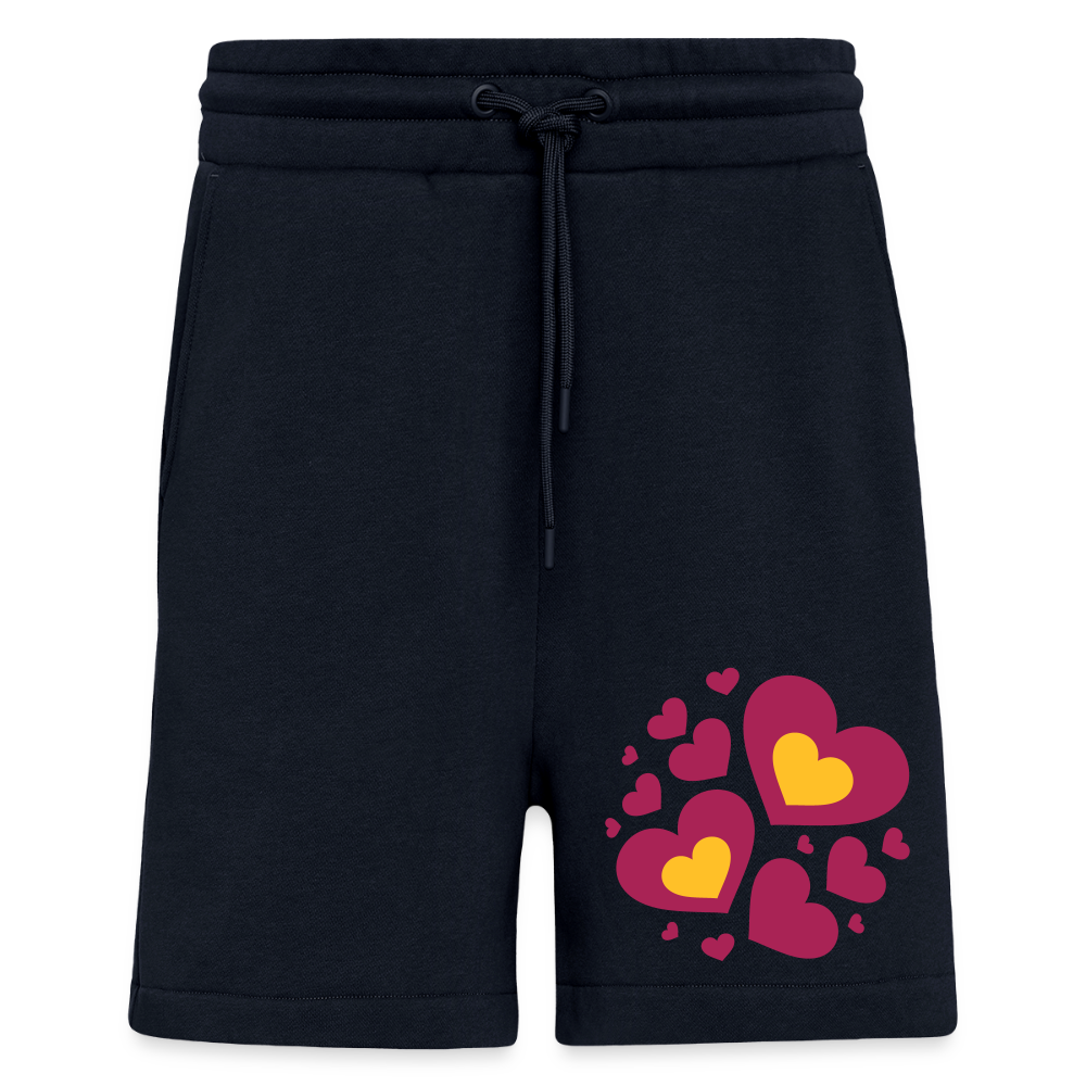 Organic relaxed shorts made in EU - DARK NAVY