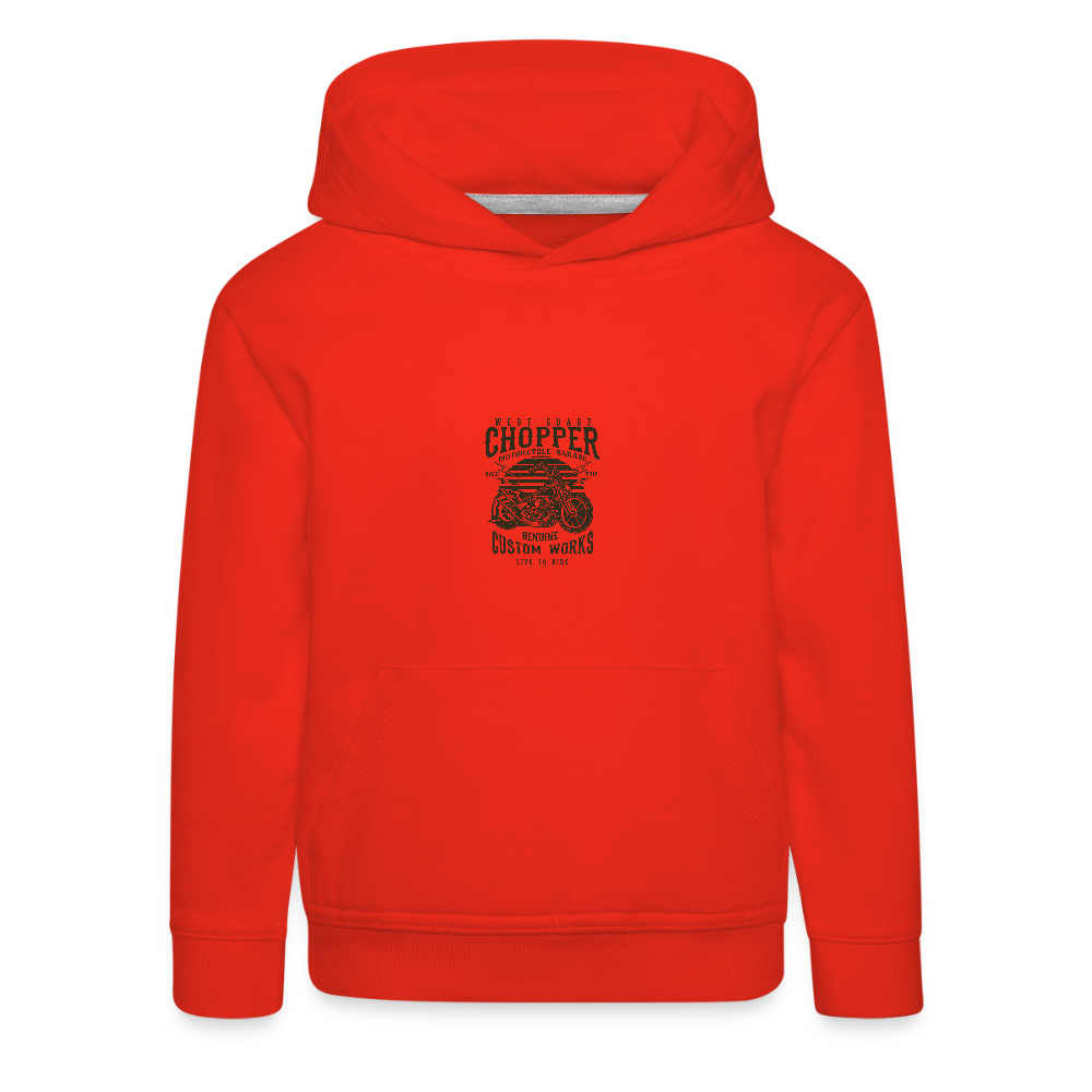 Kinderen trui Premium met capuchon - rood