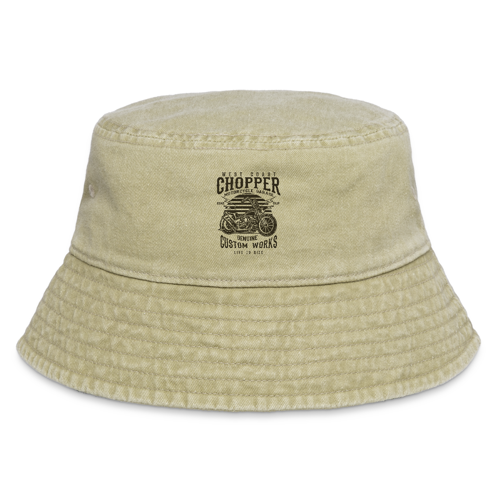 Vintage vissershoed - vintage beige