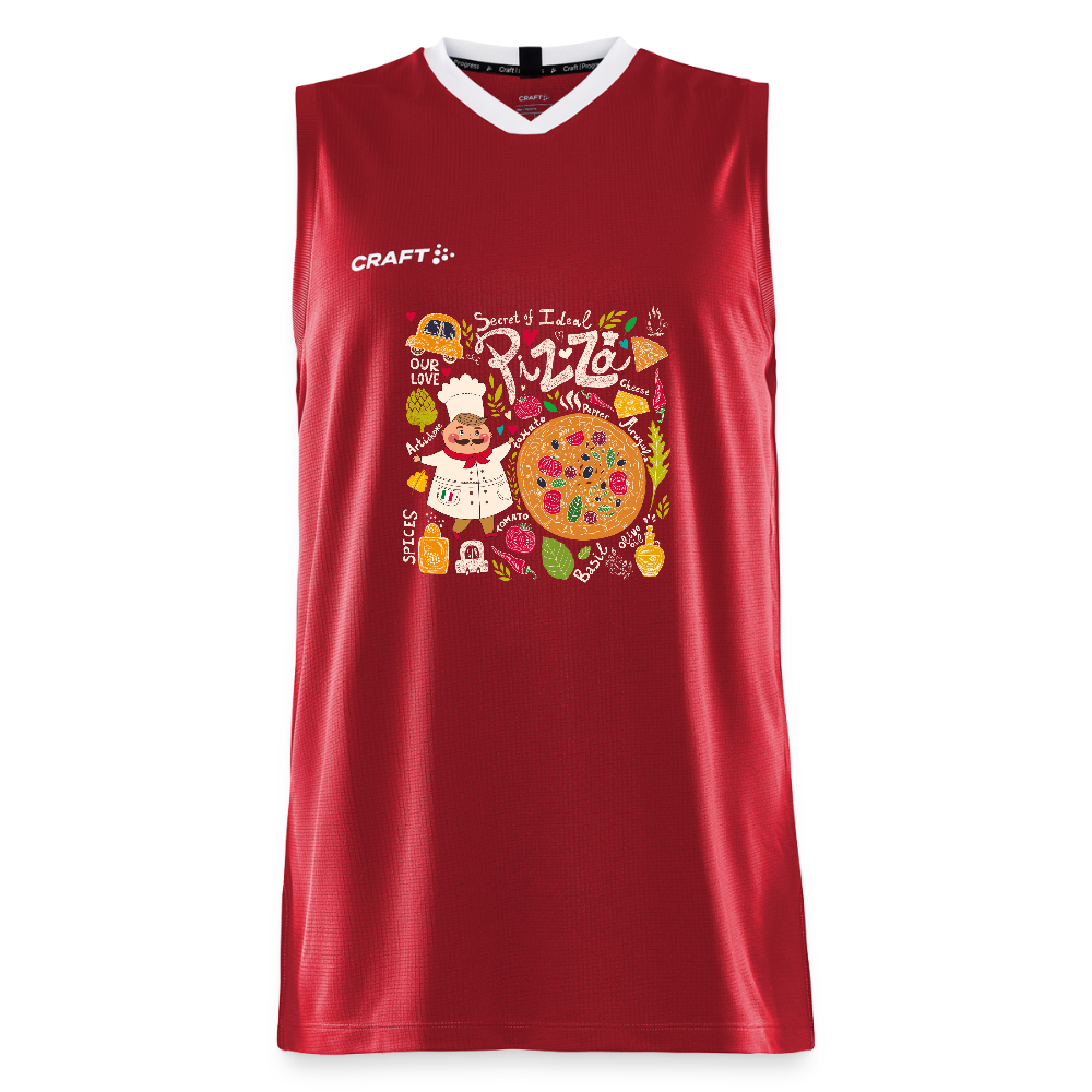 CRAFT Progress kinder-basketbalshirt - donkerrood