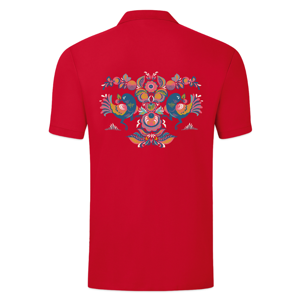 JAKO Mannen Polo Organic - rood