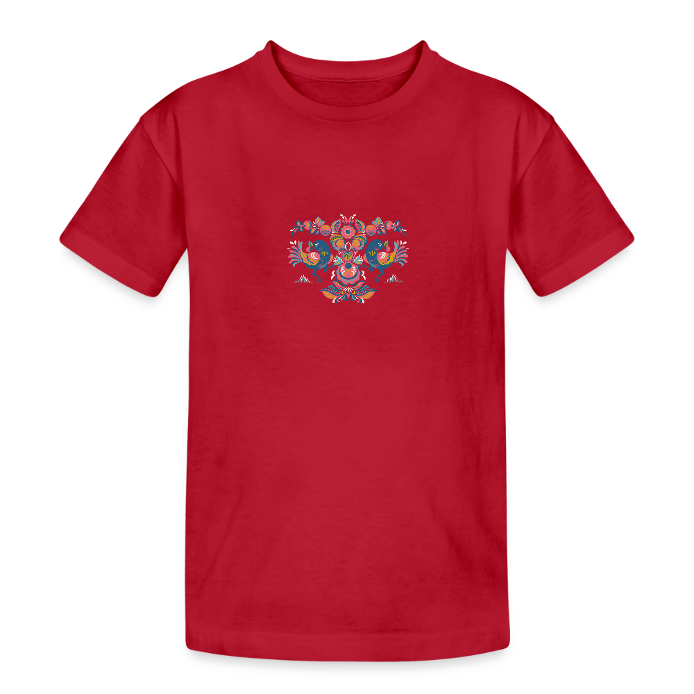 Kinderen Heavy Cotton T-shirt - wijnrood