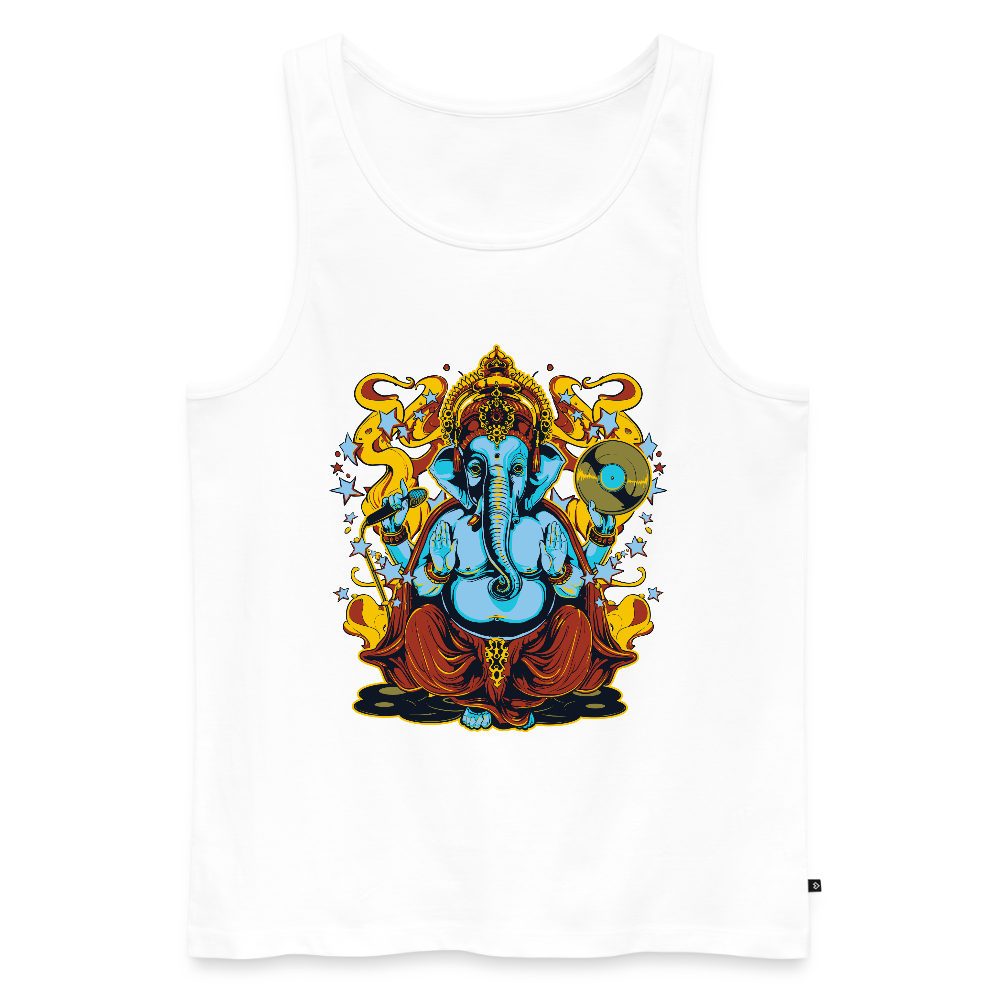 Mannen Premium tank top - wit