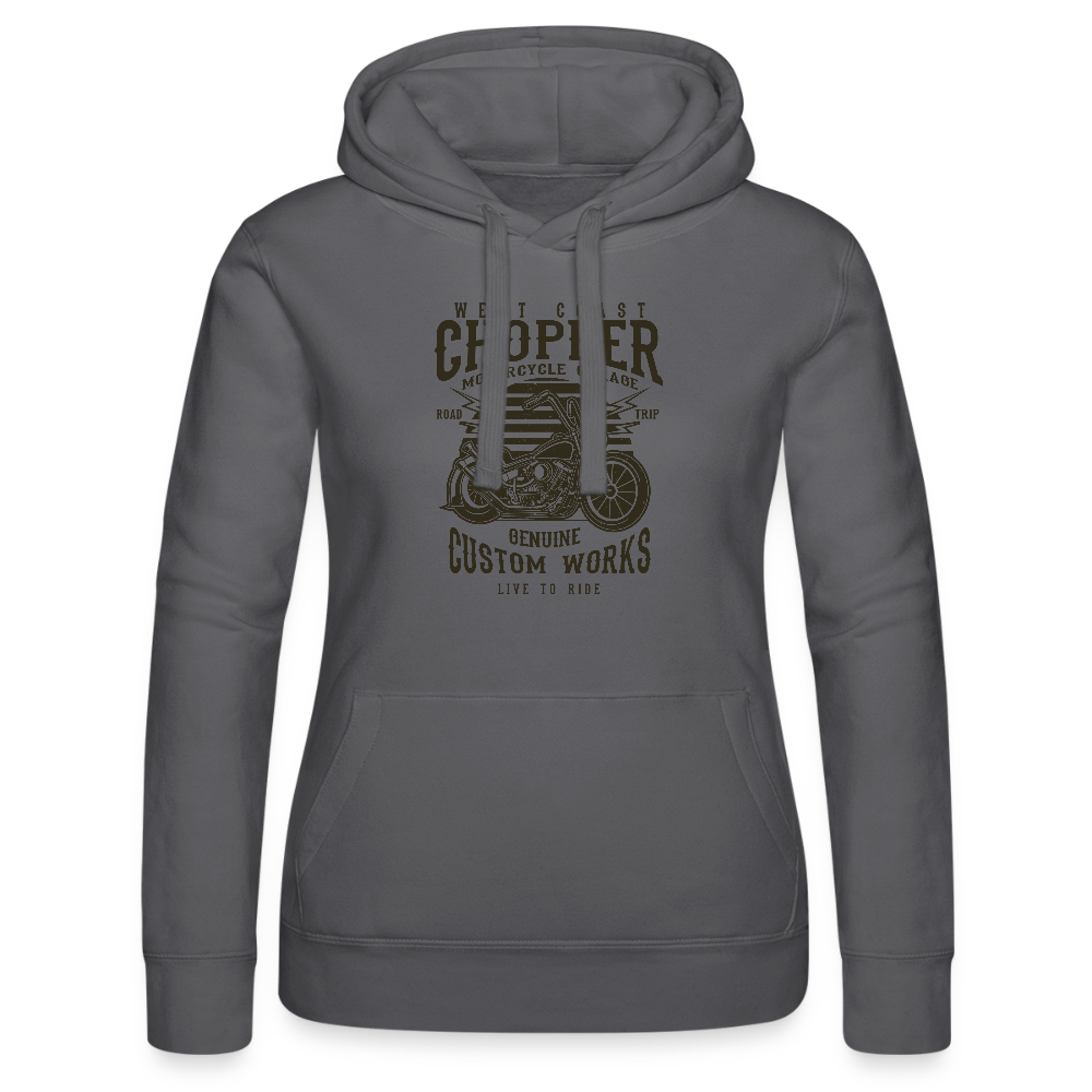Vrouwenhoodie van Russell - grijs