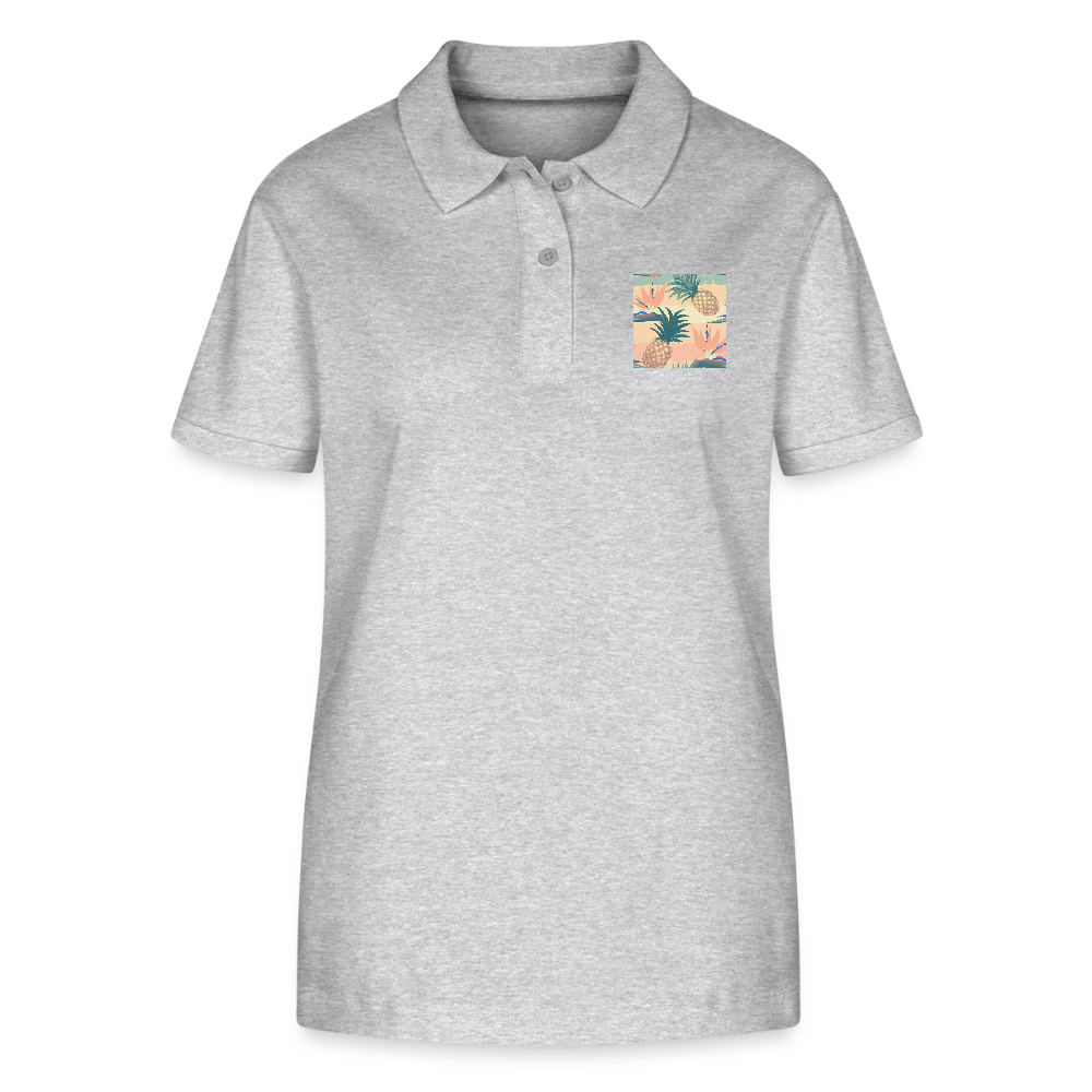 Stanley/Stella Vrouwen bio poloshirt ELLISER - grijs gemêleerd
