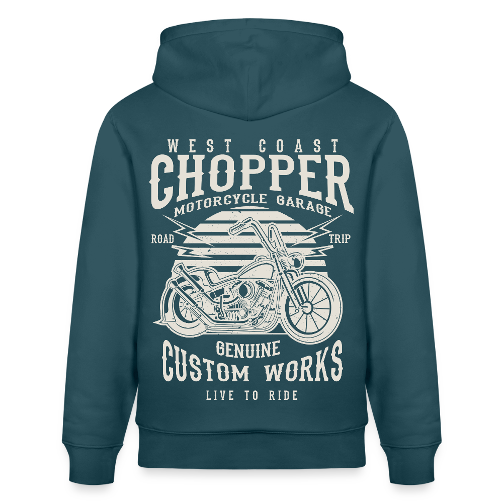 Stanley/Stella Uniseks bio-hoodie CRUISER - donker petrol