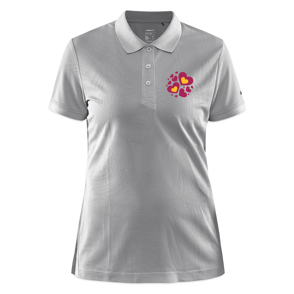CRAFT Core Unify damespolo - grijs gemêleerd