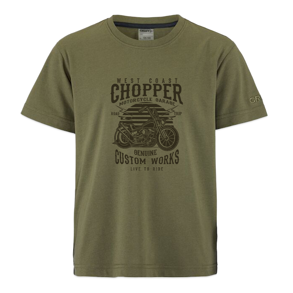 CRAFT Community 2.0 tieners T-shirt - mosgroen