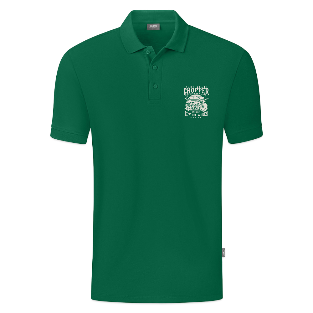 JAKO Mannen Polo Organic - kelly groen