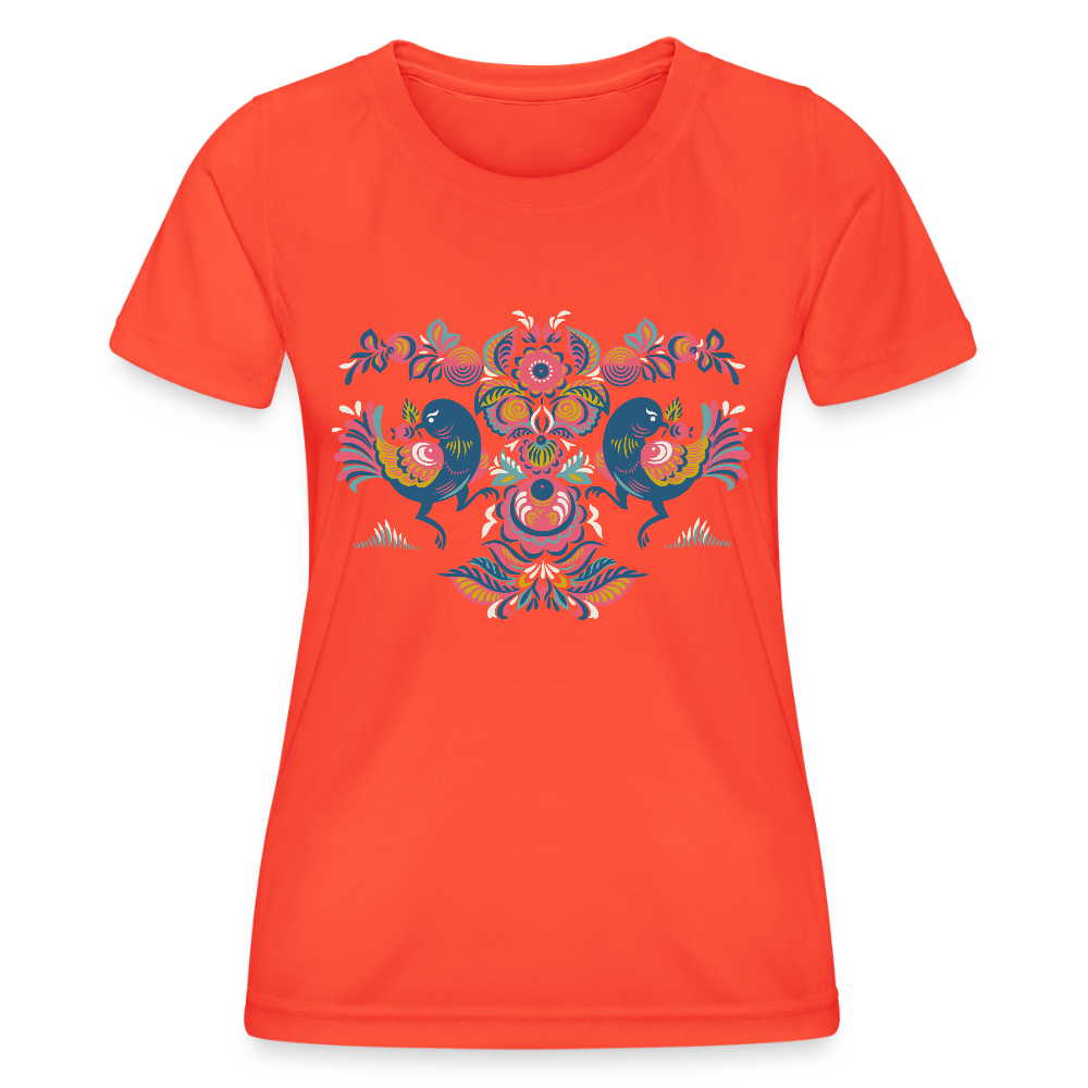 Functioneel T-shirt voor vrouwen - grenadine