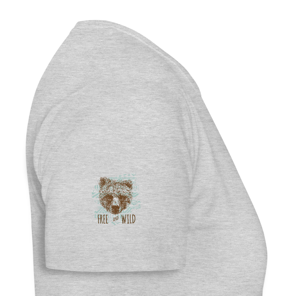 Vrouwen T-shirt - grijs gemêleerd