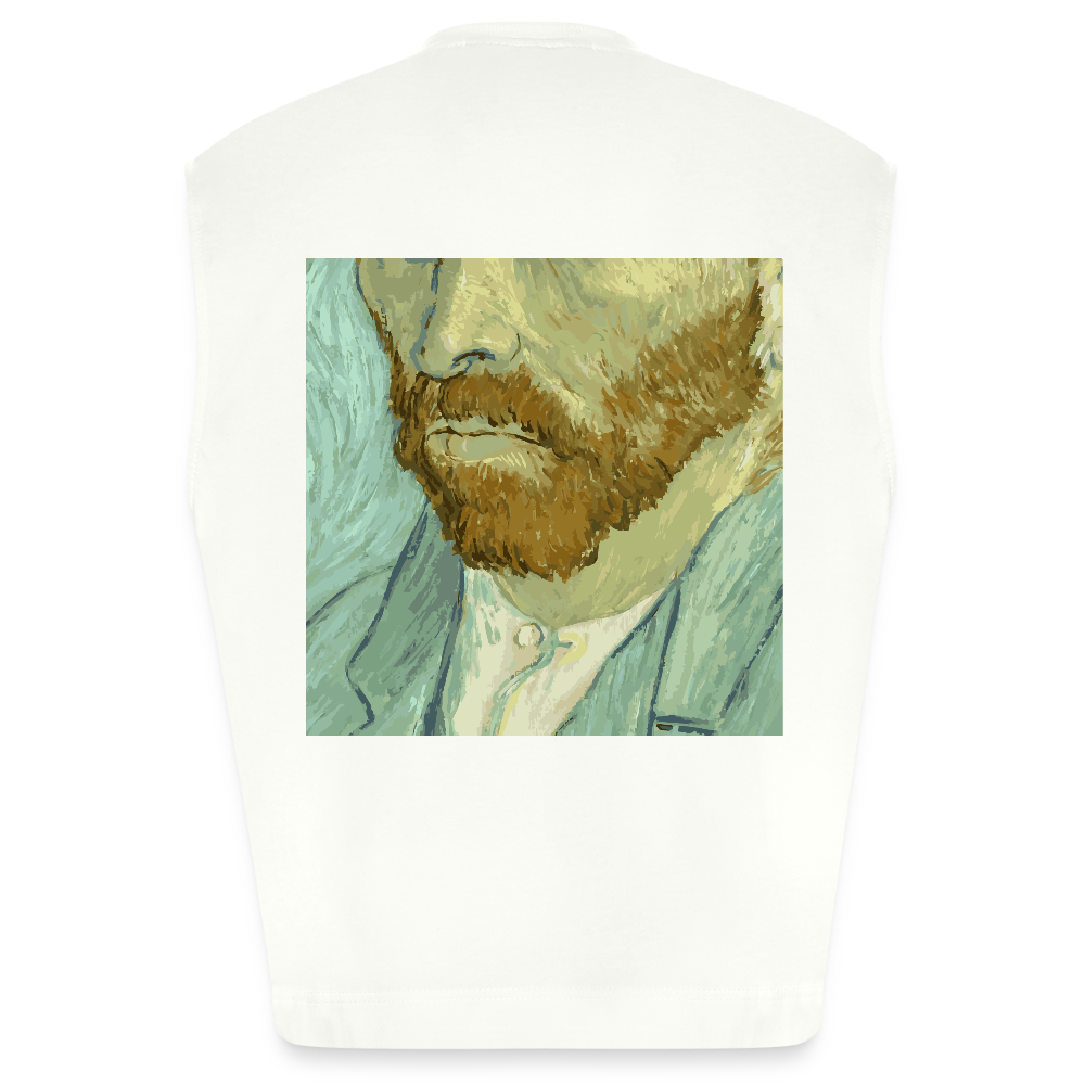 Heavyweight oversized organic tanktop made in EU Unisex - OFF WHITE