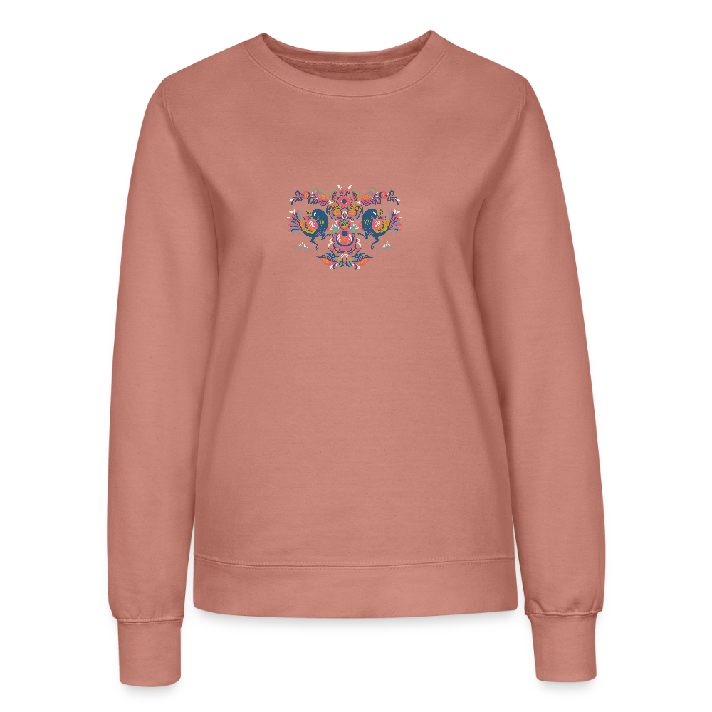 Vrouwen sweatshirt - altrosa