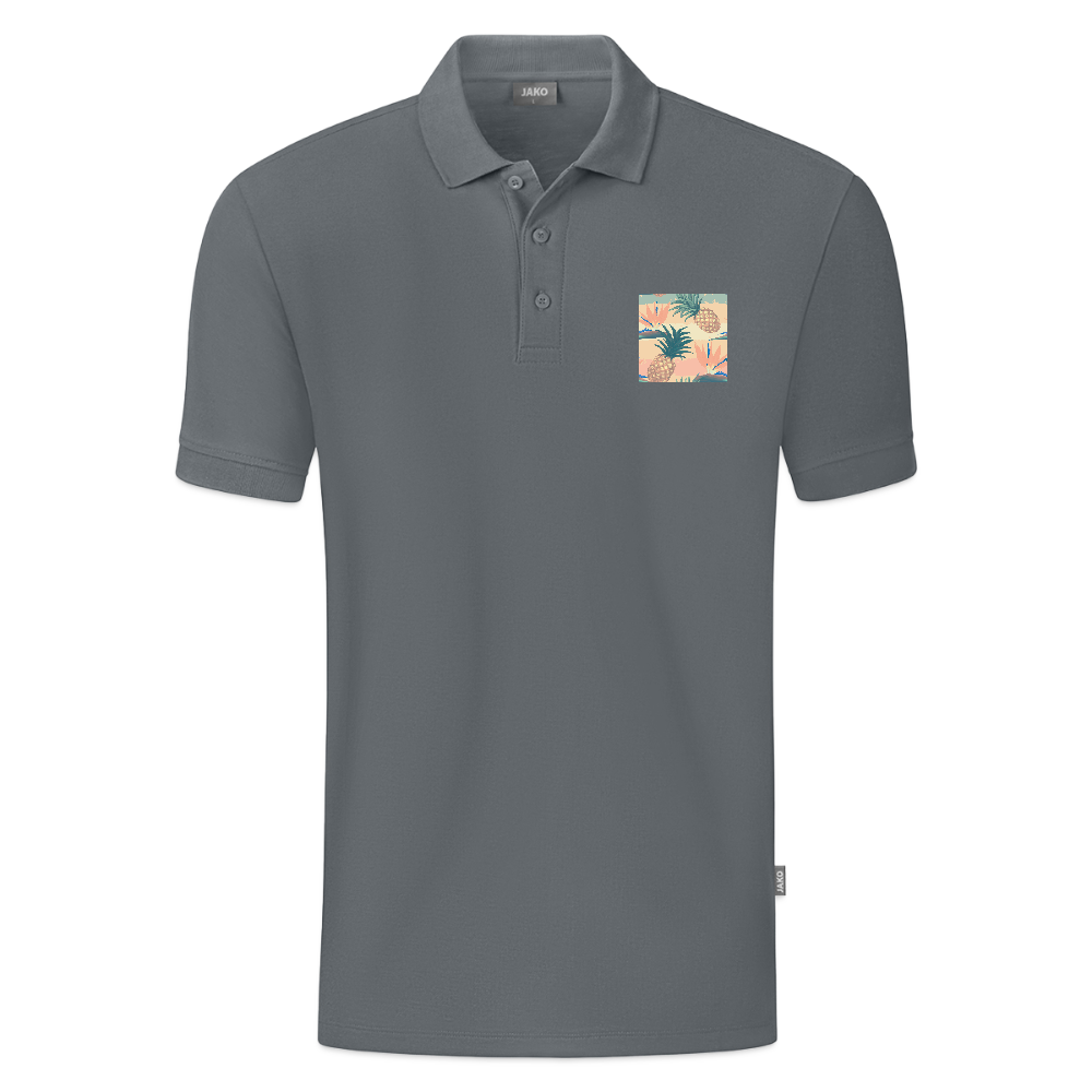 JAKO Mannen Polo Organic - grijs