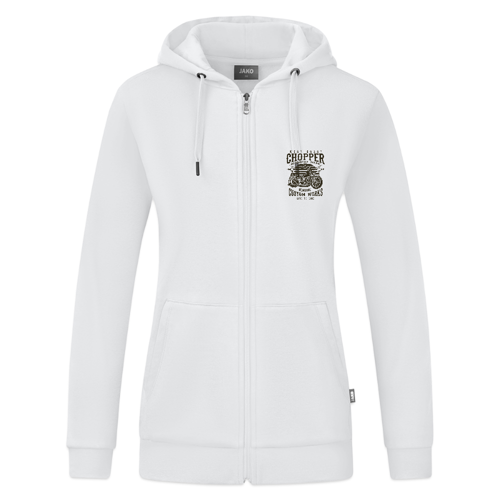 JAKO Vrouwen ziphoodie Organic - wit