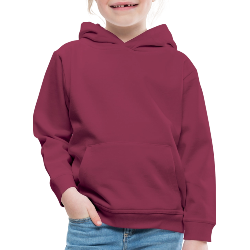 Kinderen trui Premium met capuchon - bordeaux