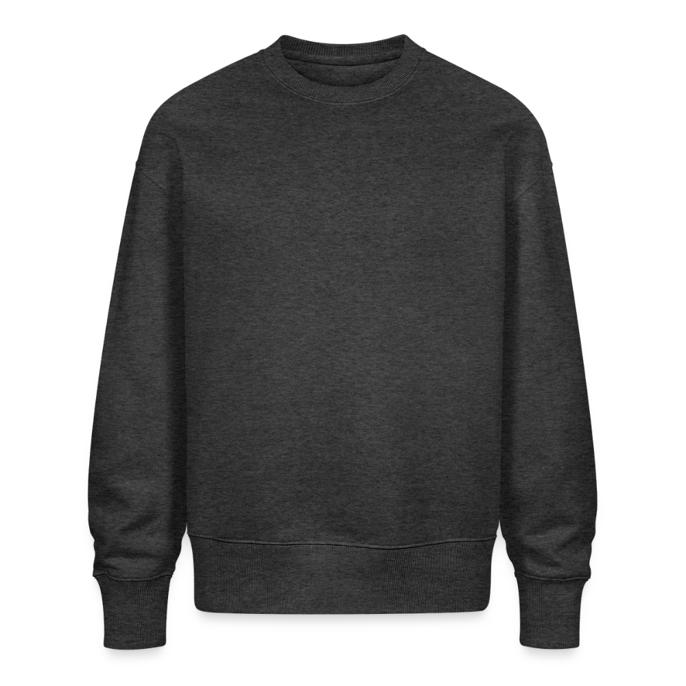 Stanley/Stella Uniseks oversize bio-sweater RADDER - donkergrijs gemêleerd