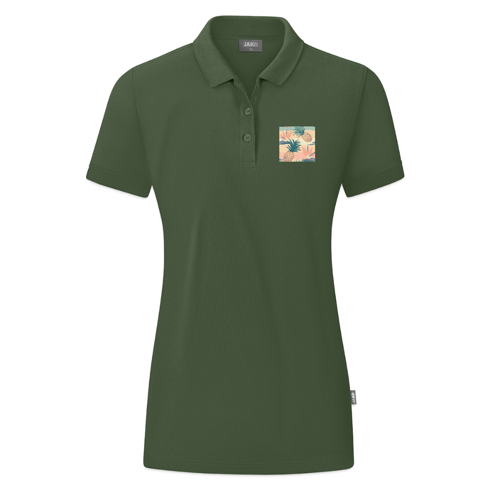JAKO Vrouwen polo Organic - dennengroen