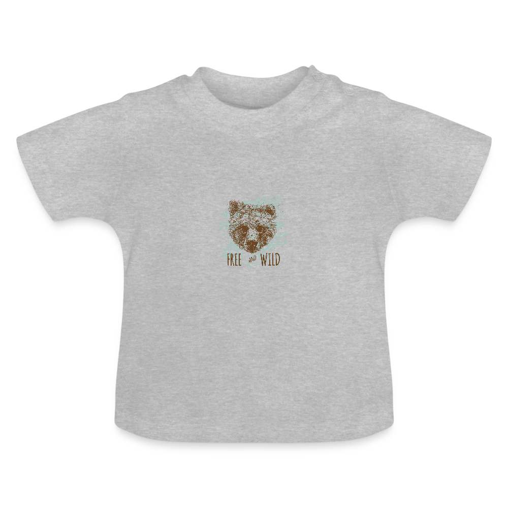 Baby T-shirt - grijs gemêleerd