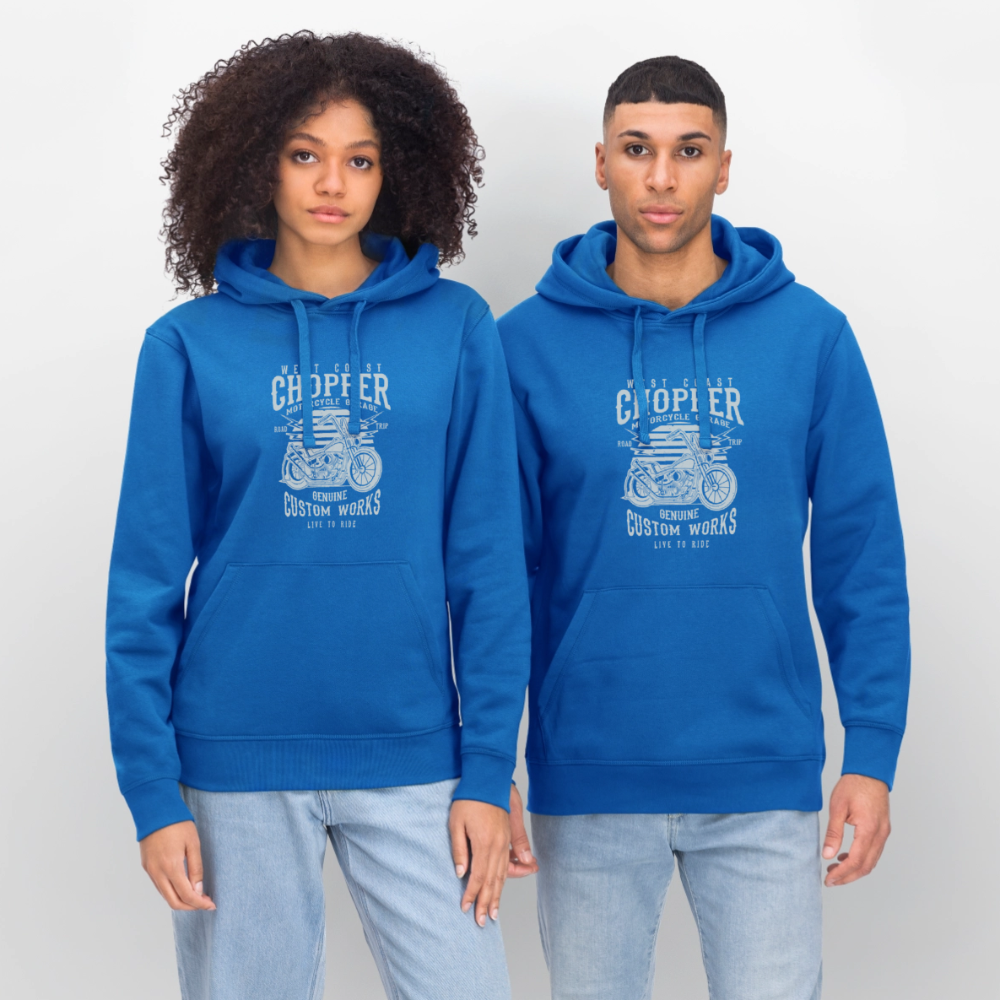 Stanley/Stella Uniseks bio-hoodie DRUMMER - koningsblauw