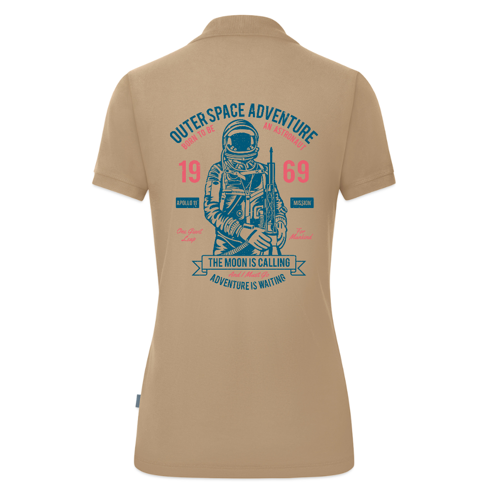 JAKO Vrouwen polo Organic - beige
