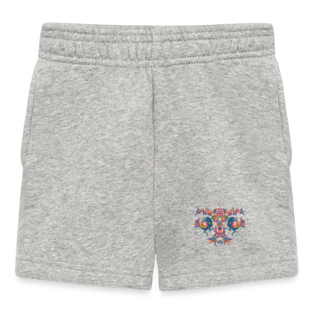 Baby shorts - grijs gemêleerd