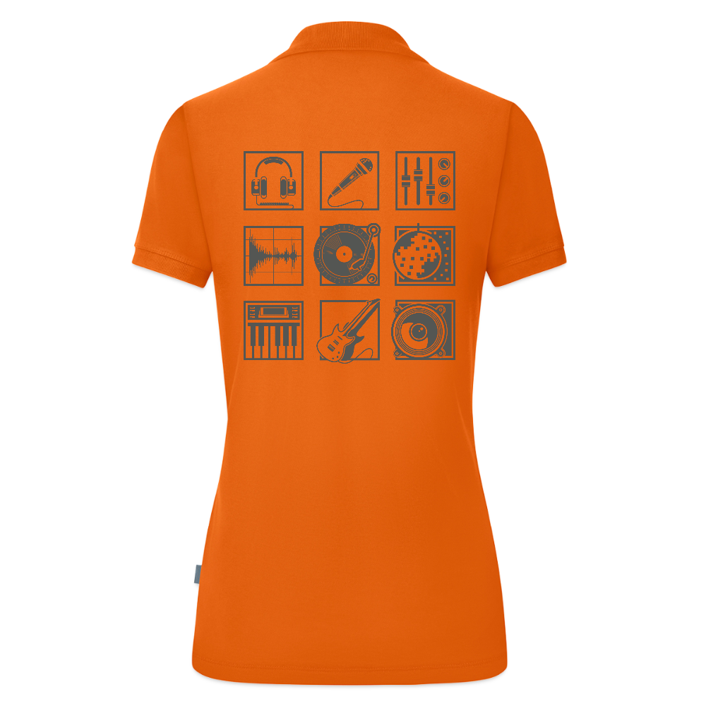 JAKO Vrouwen polo Organic - neonoranje