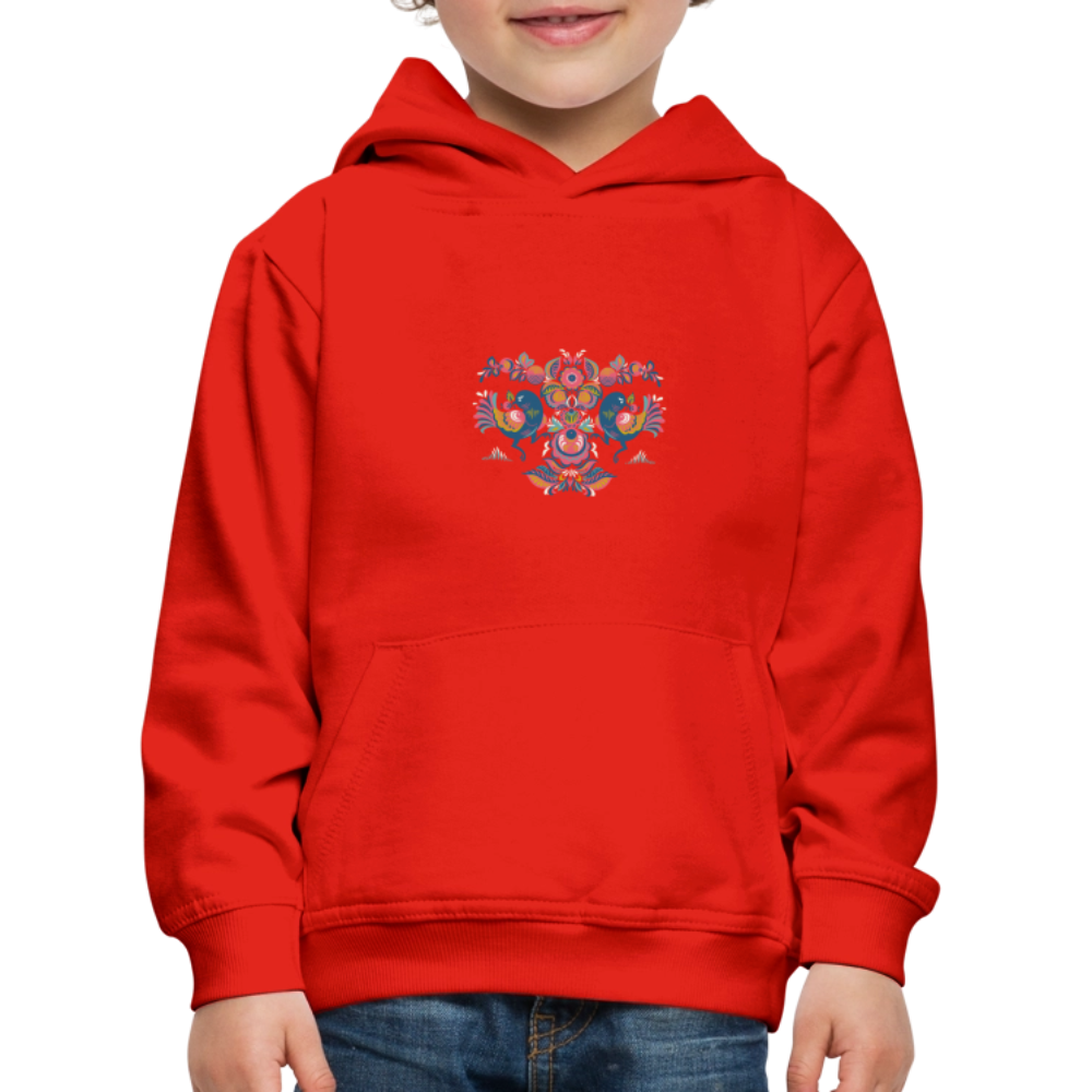 Kinderen trui Premium met capuchon - rood
