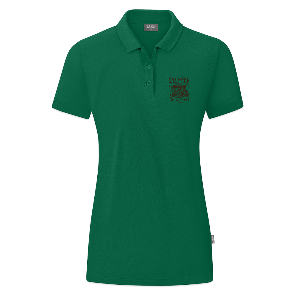 JAKO Vrouwen polo Organic - kelly groen