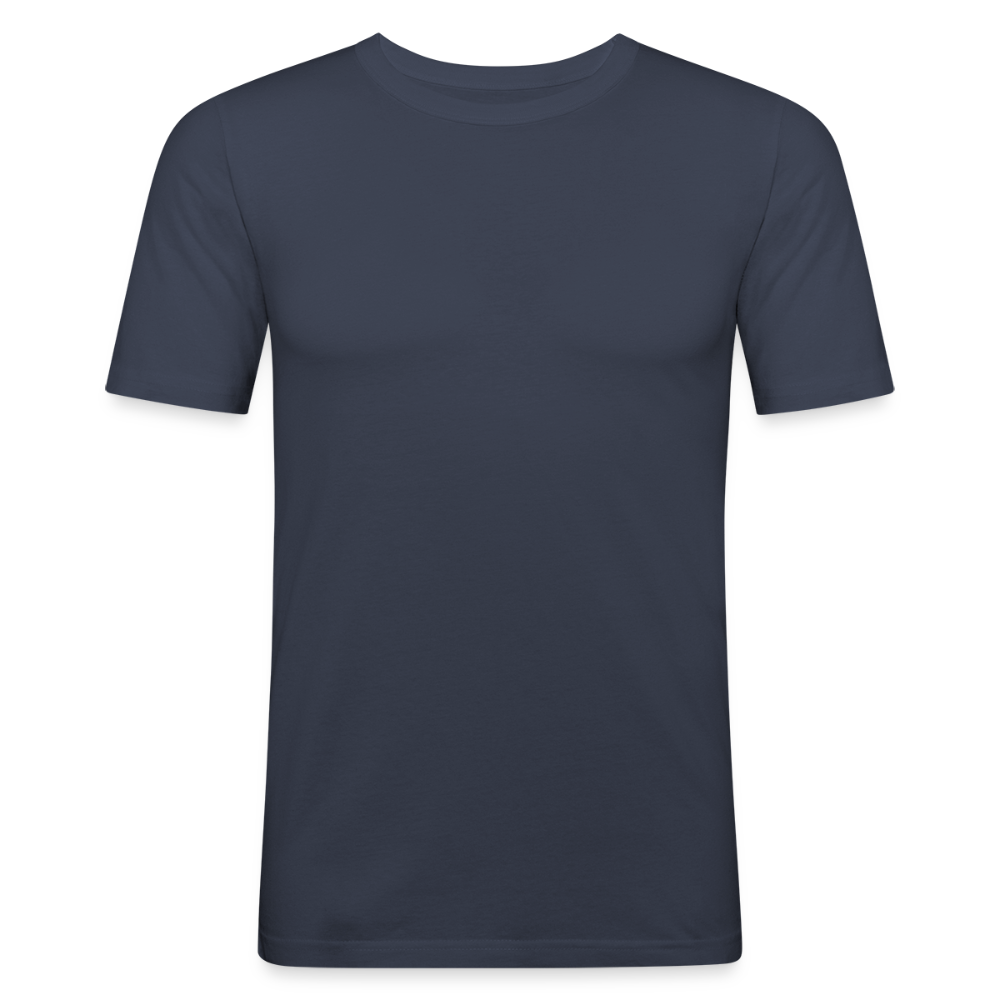 Mannen slim fit T-shirt - navy