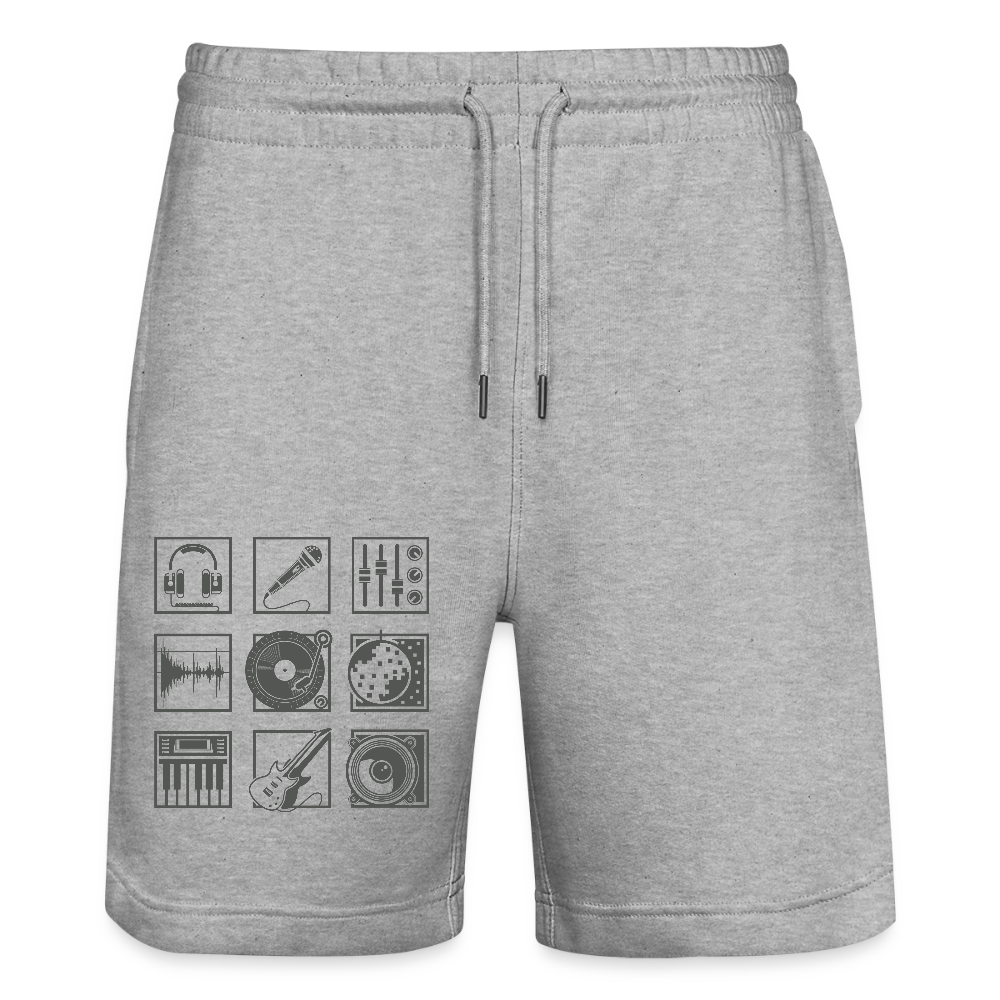 Stanley/Stella uniseks bio-joggingshorts Mover - grijs gemêleerd