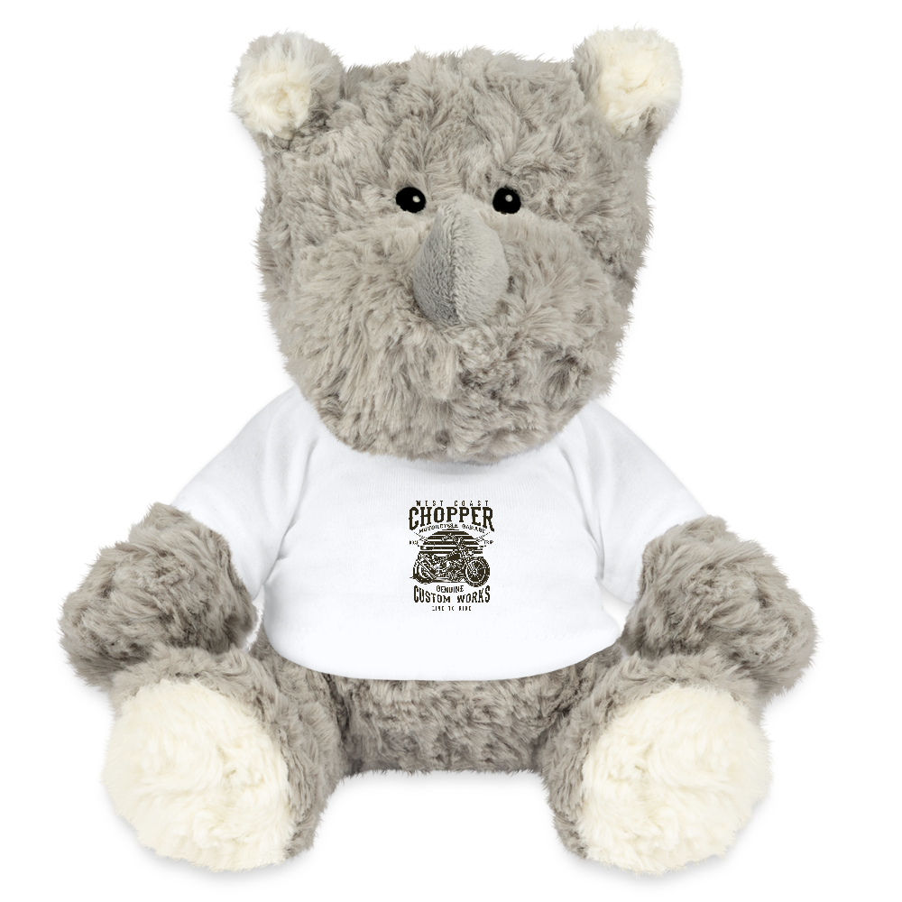 MiniFeet® Neushoorn Svea - wit