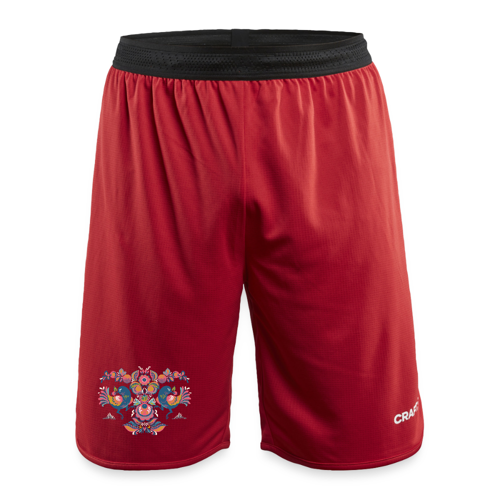 CRAFT Progress kinder-basketbalshorts - donkerrood