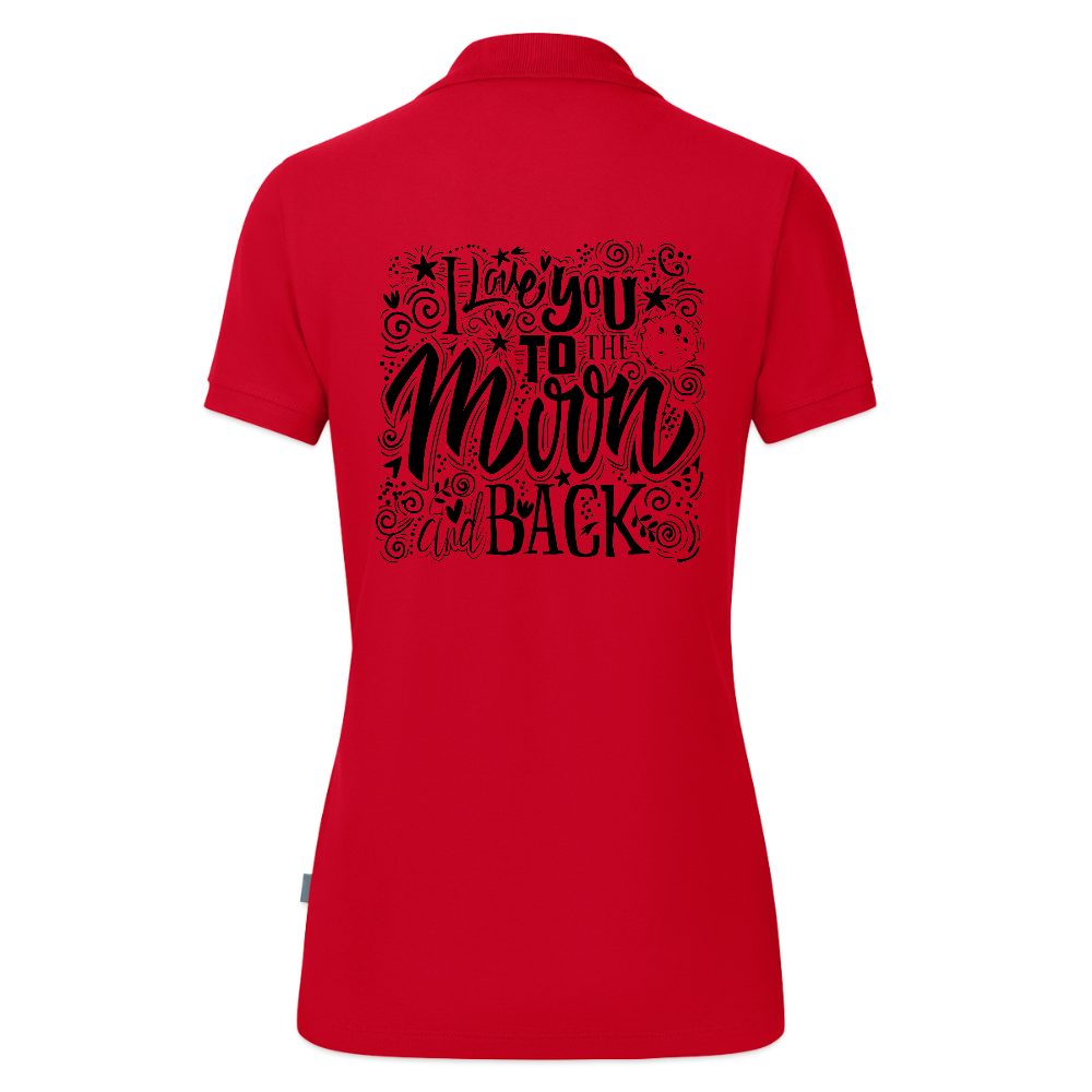JAKO Vrouwen polo Organic - rood