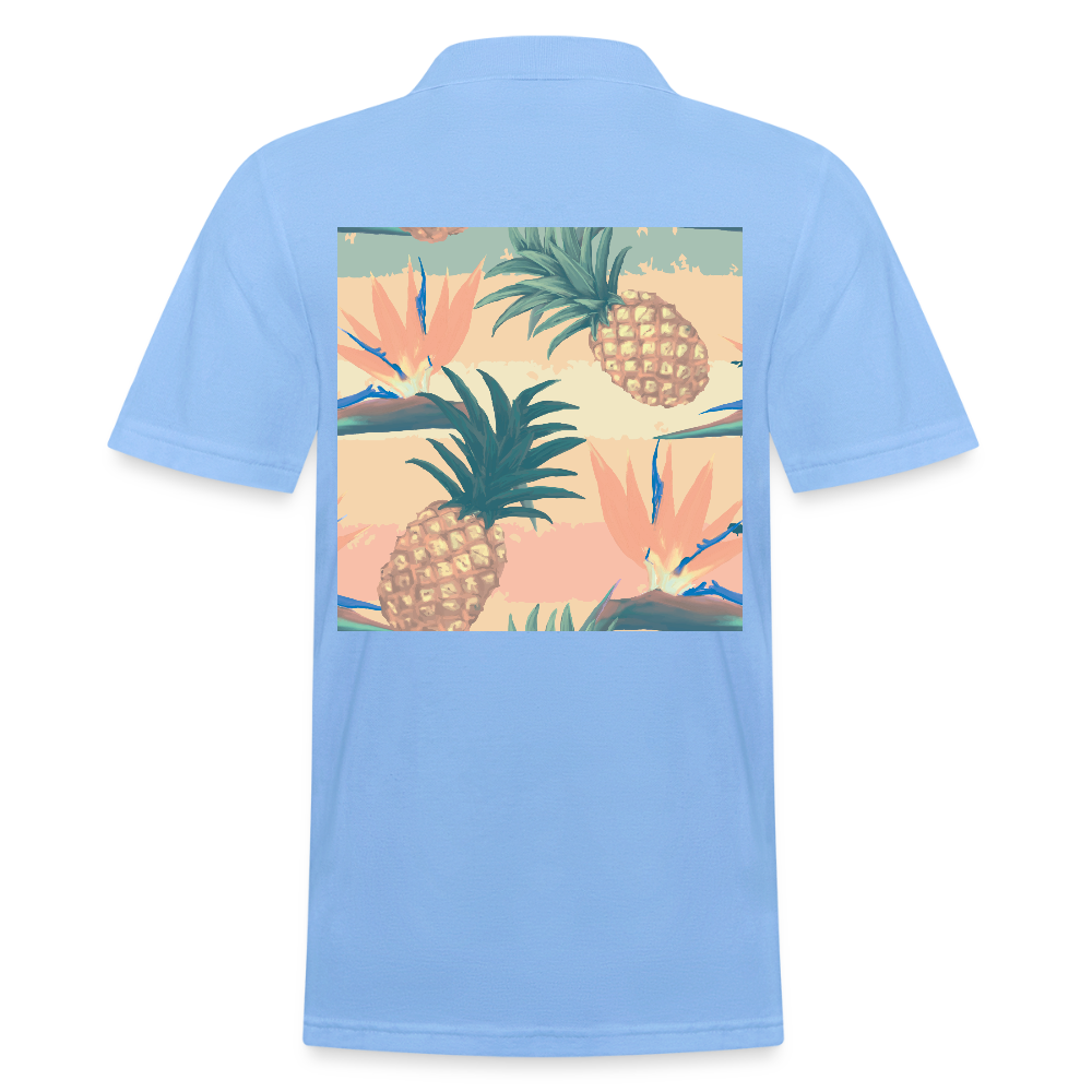 Mannen poloshirt - hemelsblauw