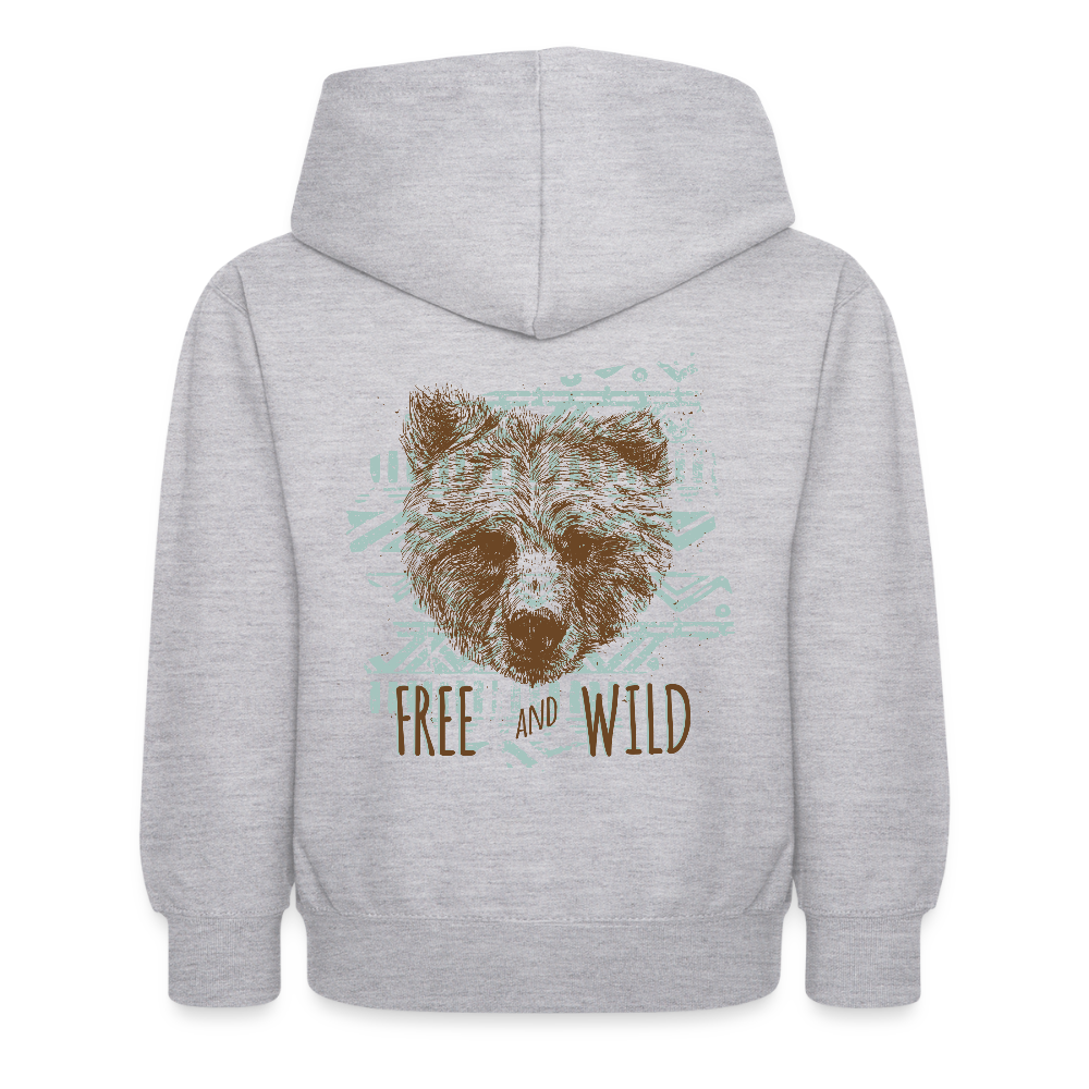 Kinderhoodie - lichtgrijs gemêleerd