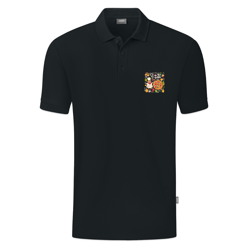 JAKO Mannen Polo Organic - zwart