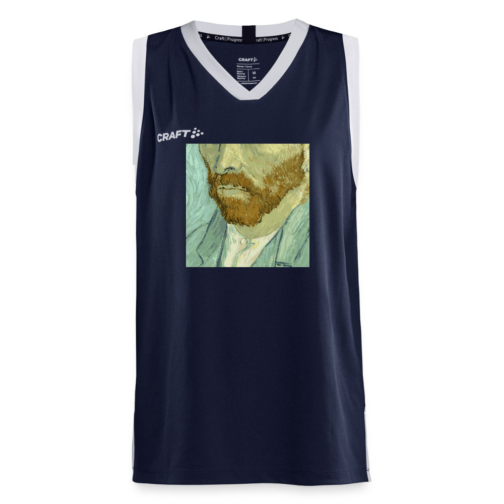 CRAFT Progress kinder-basketbalshirt - navy