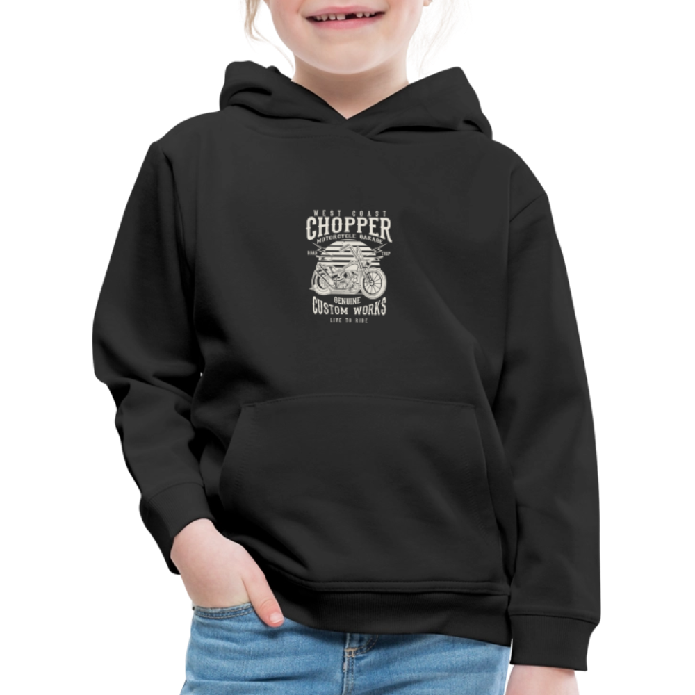 Kinderen trui Premium met capuchon - zwart