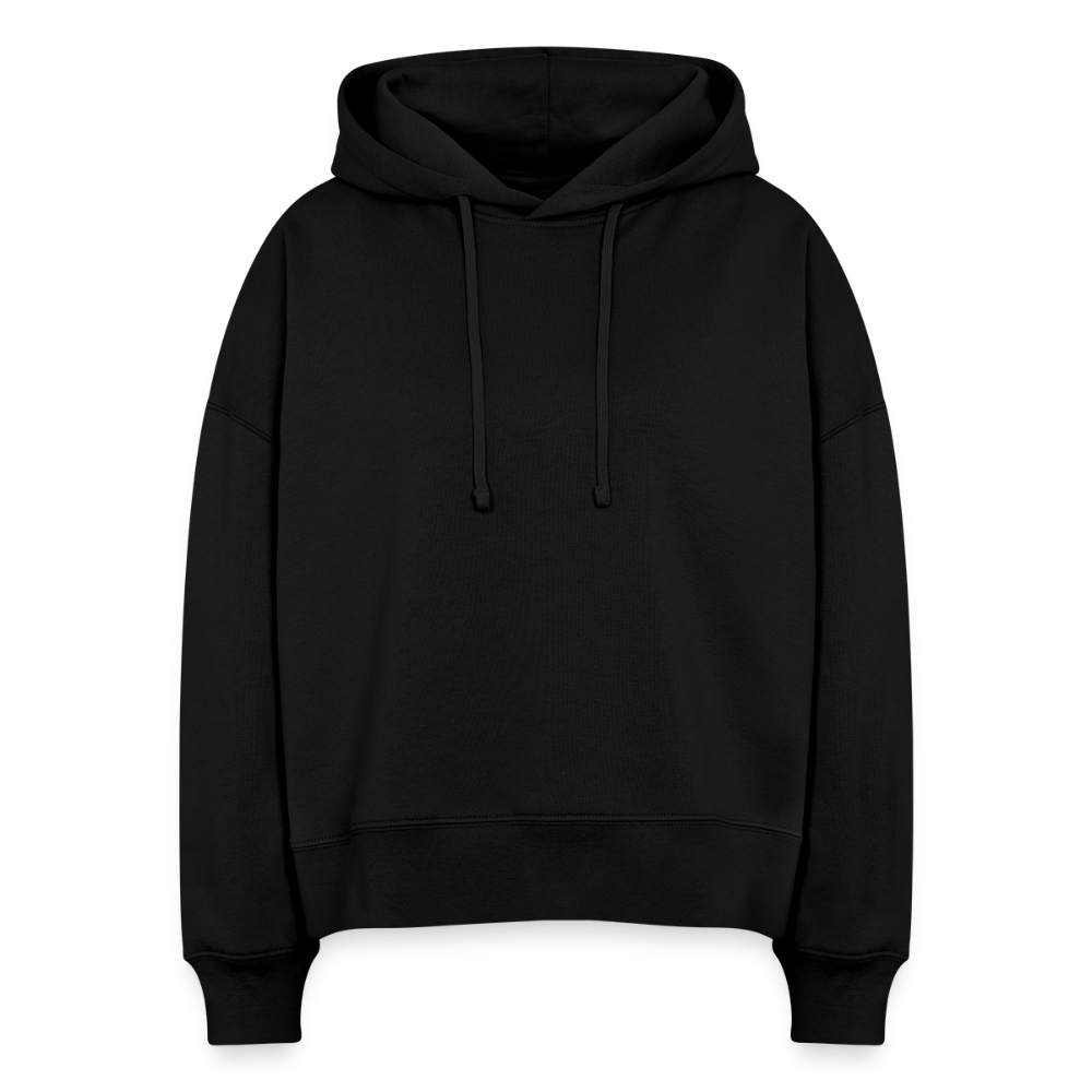 Stanley/Stella Vrouwen boxy bio hoodie Nora - zwart