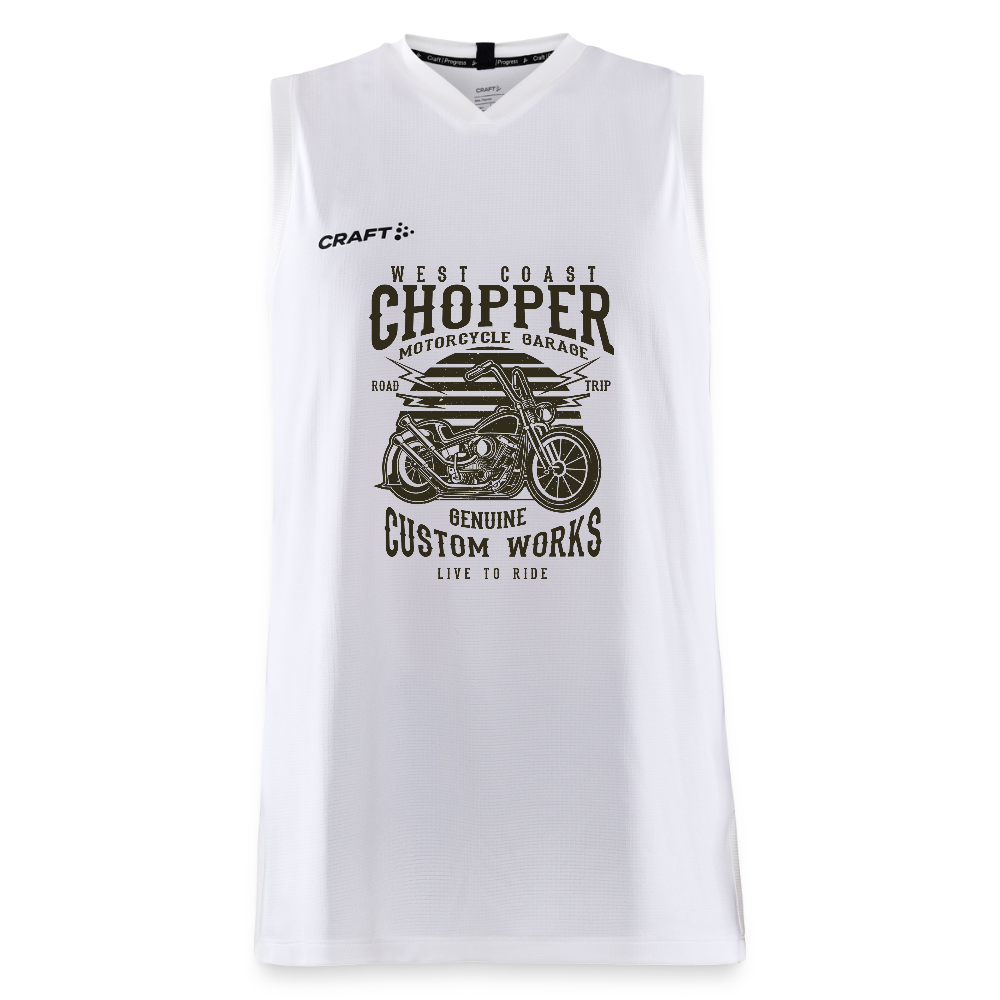 CRAFT Progress kinder-basketbalshirt - wit