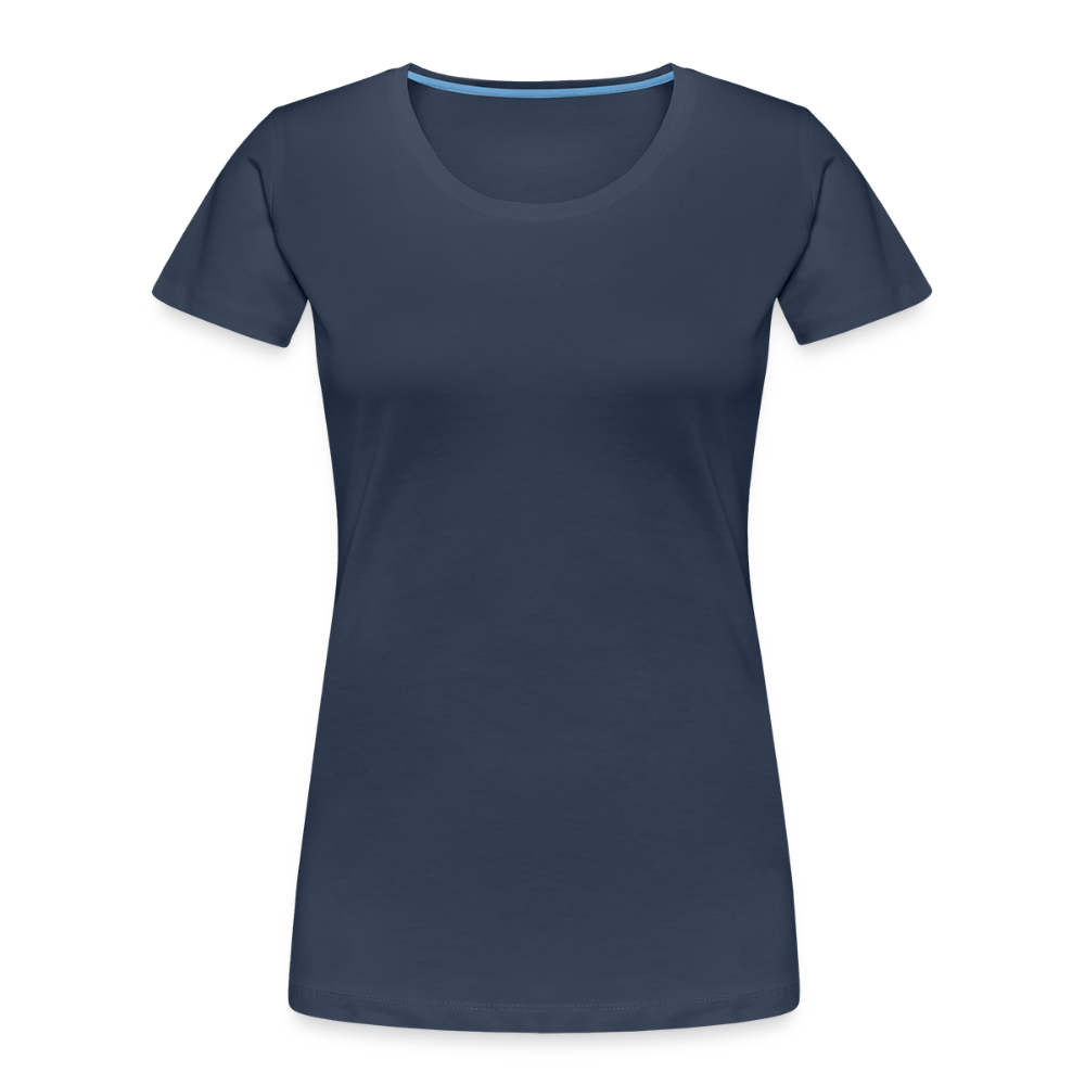 Vrouwen premium bio T-shirt - navy