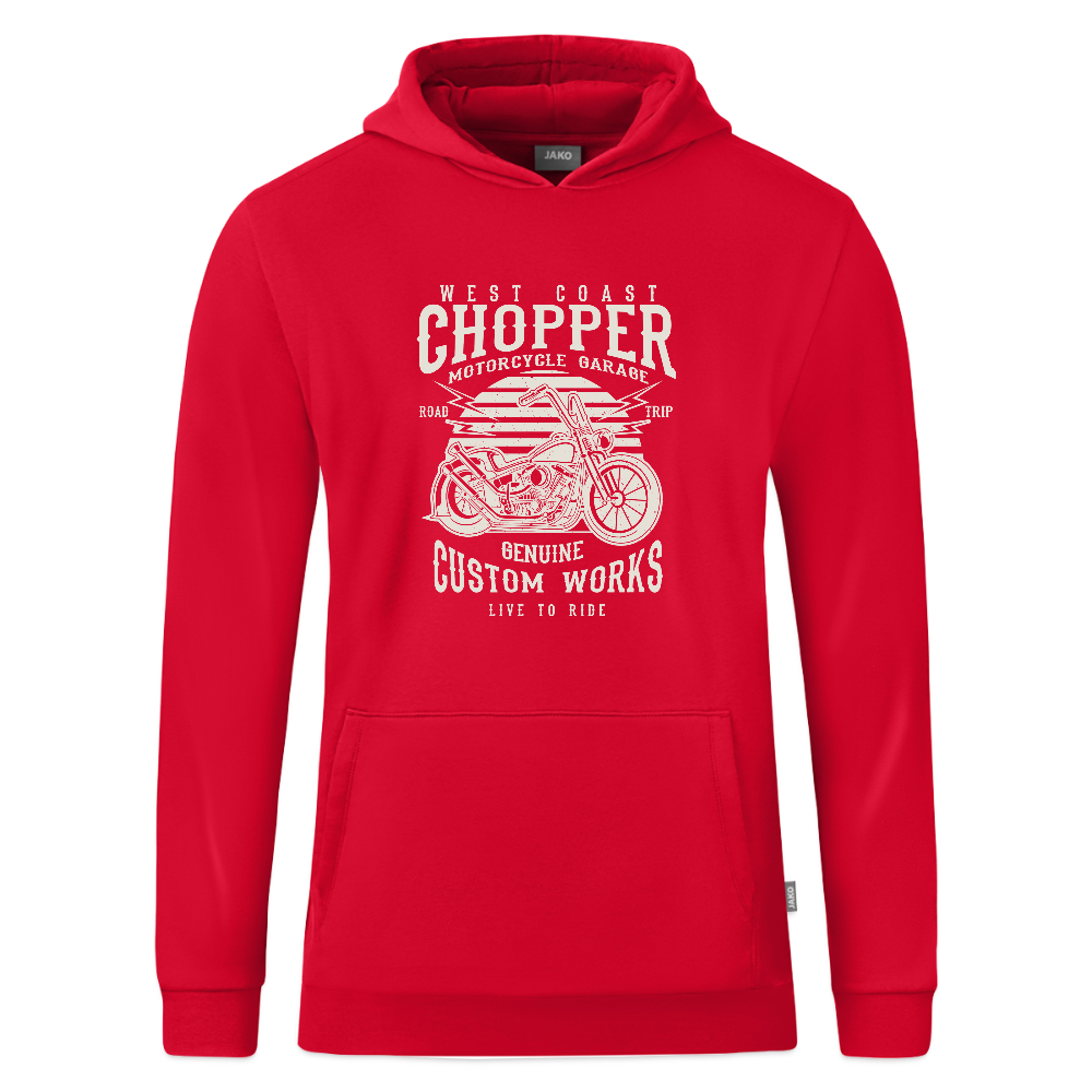 JAKO Kinderhoodie Organic - rood