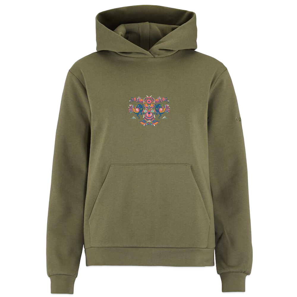 CRAFT Community 2.0 vrouwen hoodie - mosgroen