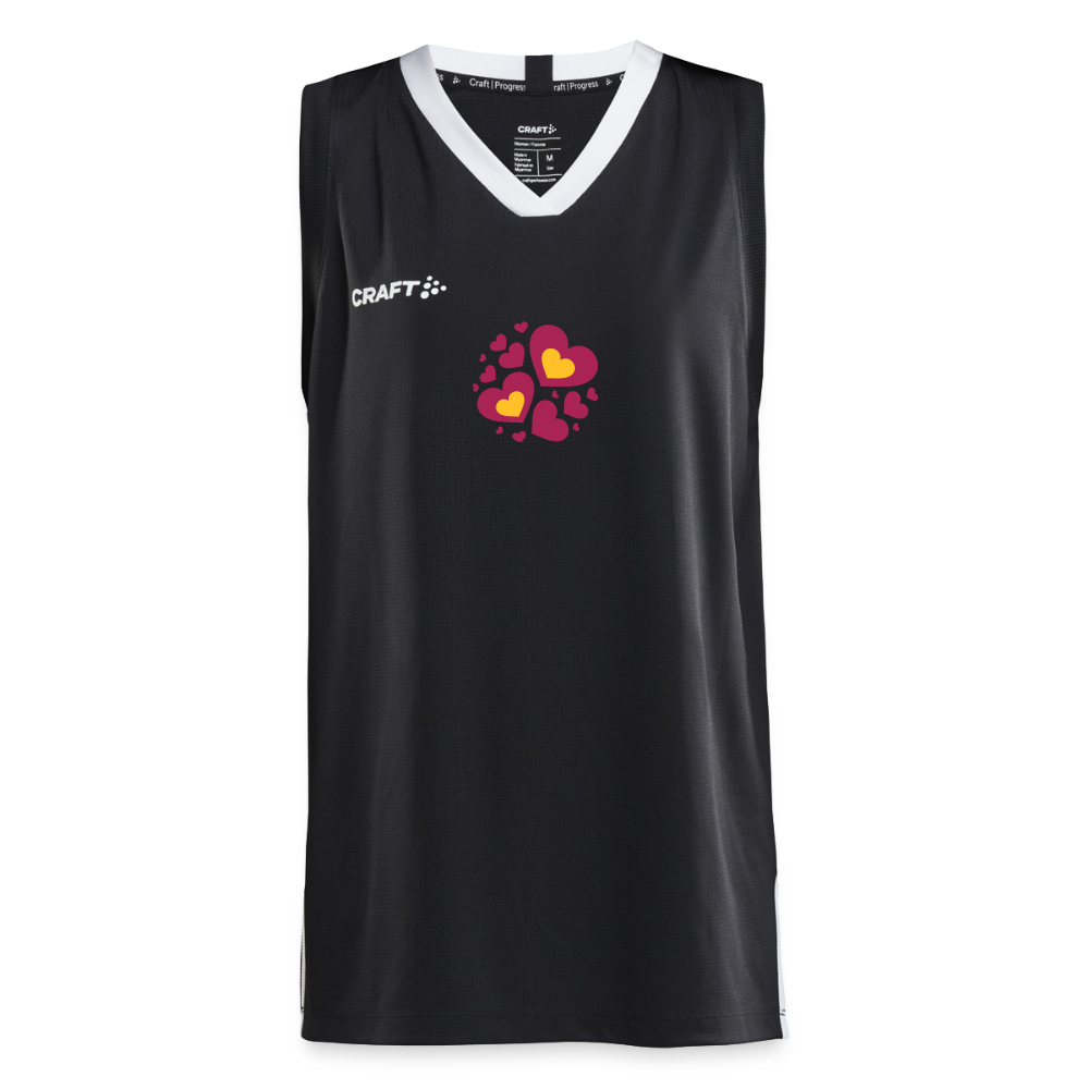 CRAFT Progress teenager basketbalshirt - zwart