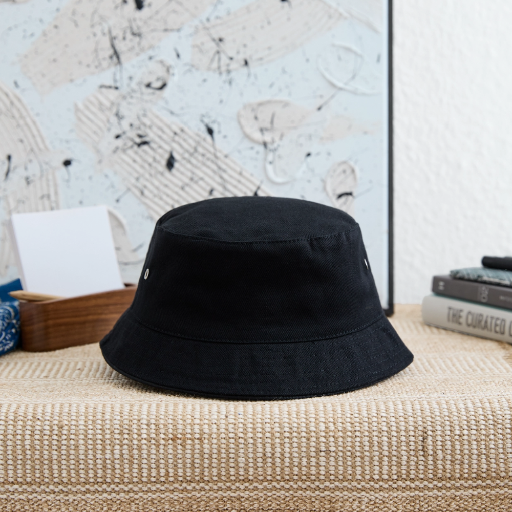 Kinder bucket hat - zwart