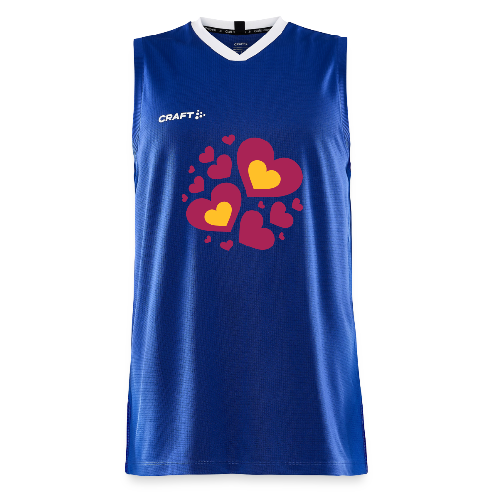 CRAFT Progress kinder-basketbalshirt - koningsblauw