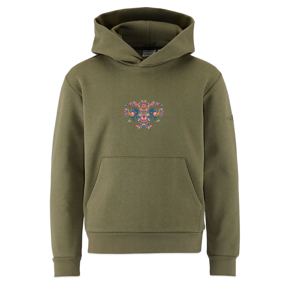 CRAFT Community 2.0 kinderhoodie - mosgroen