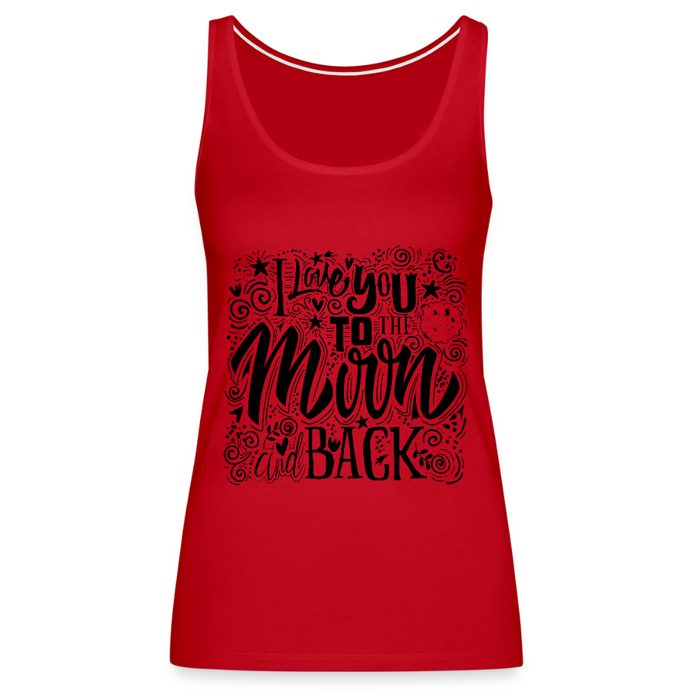 Vrouwen Premium tank top - rood